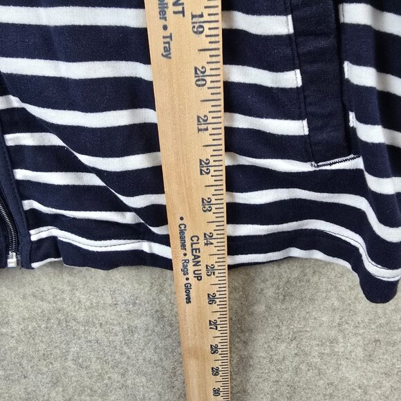 Cottonwood Canyon Womens Navy Striped Jacket XL Cotton/Polyester - Picture 6 of 7